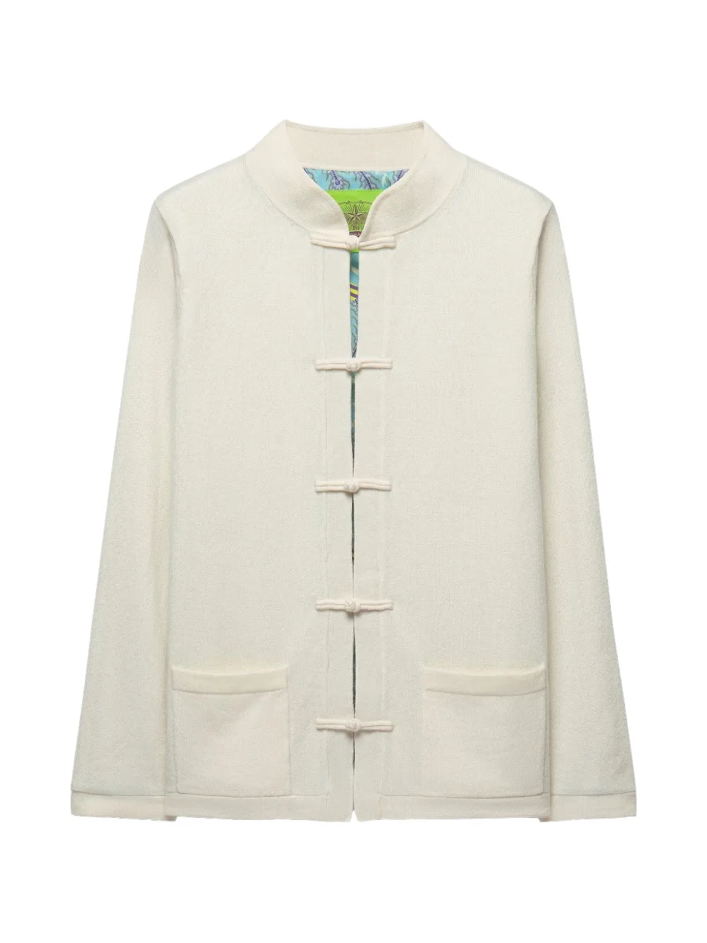 Shanghai Tang Tang frog-fastening cardigan
