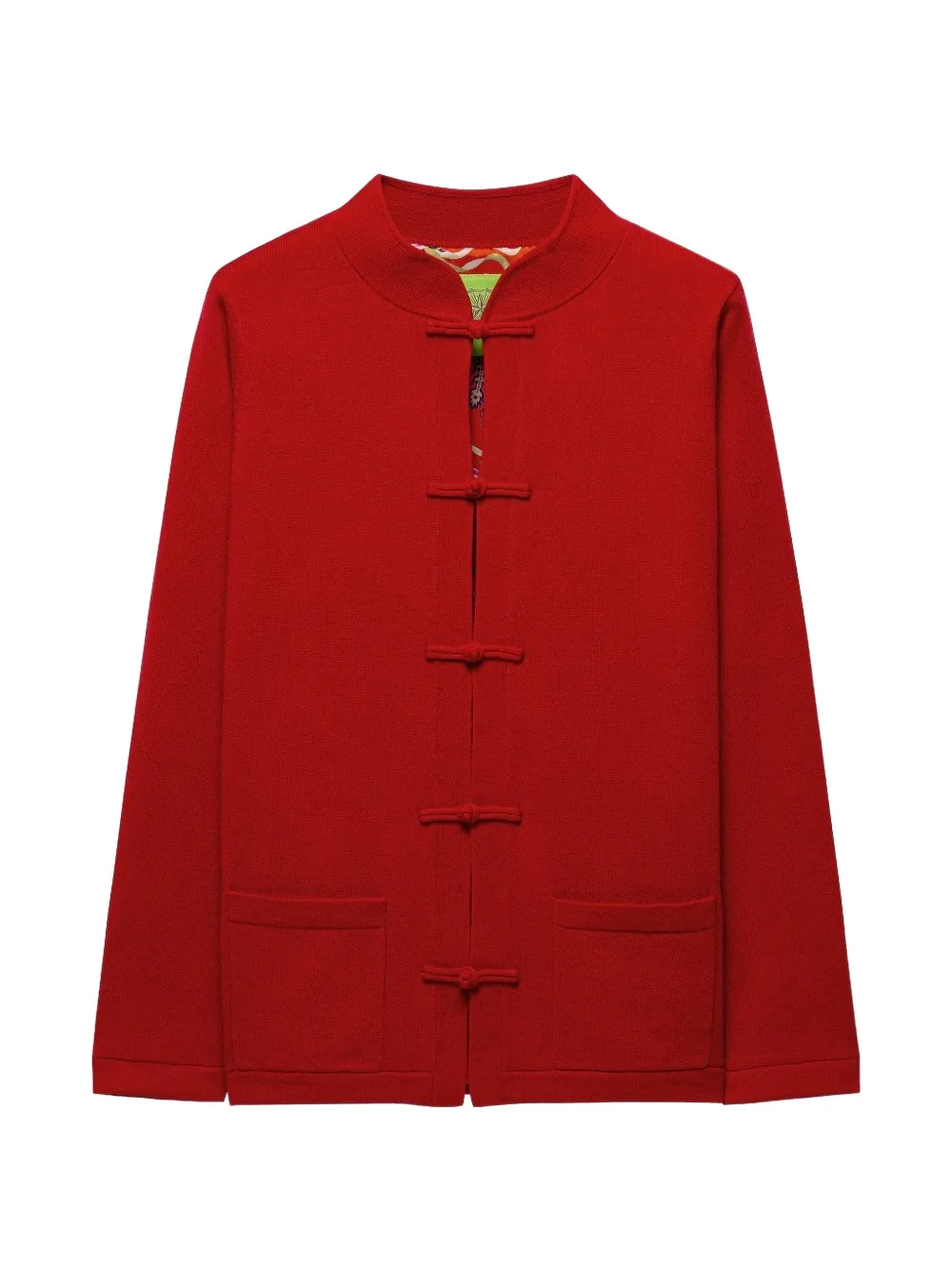 Shanghai Tang Tang frog-fastening cardigan