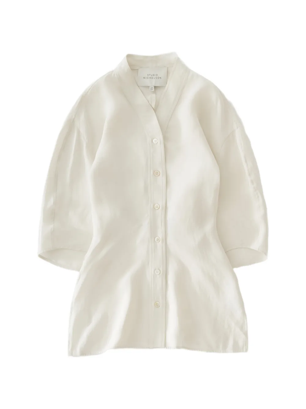 Studio Nicholson Blusa Asti con maniche curve - Toni neutri