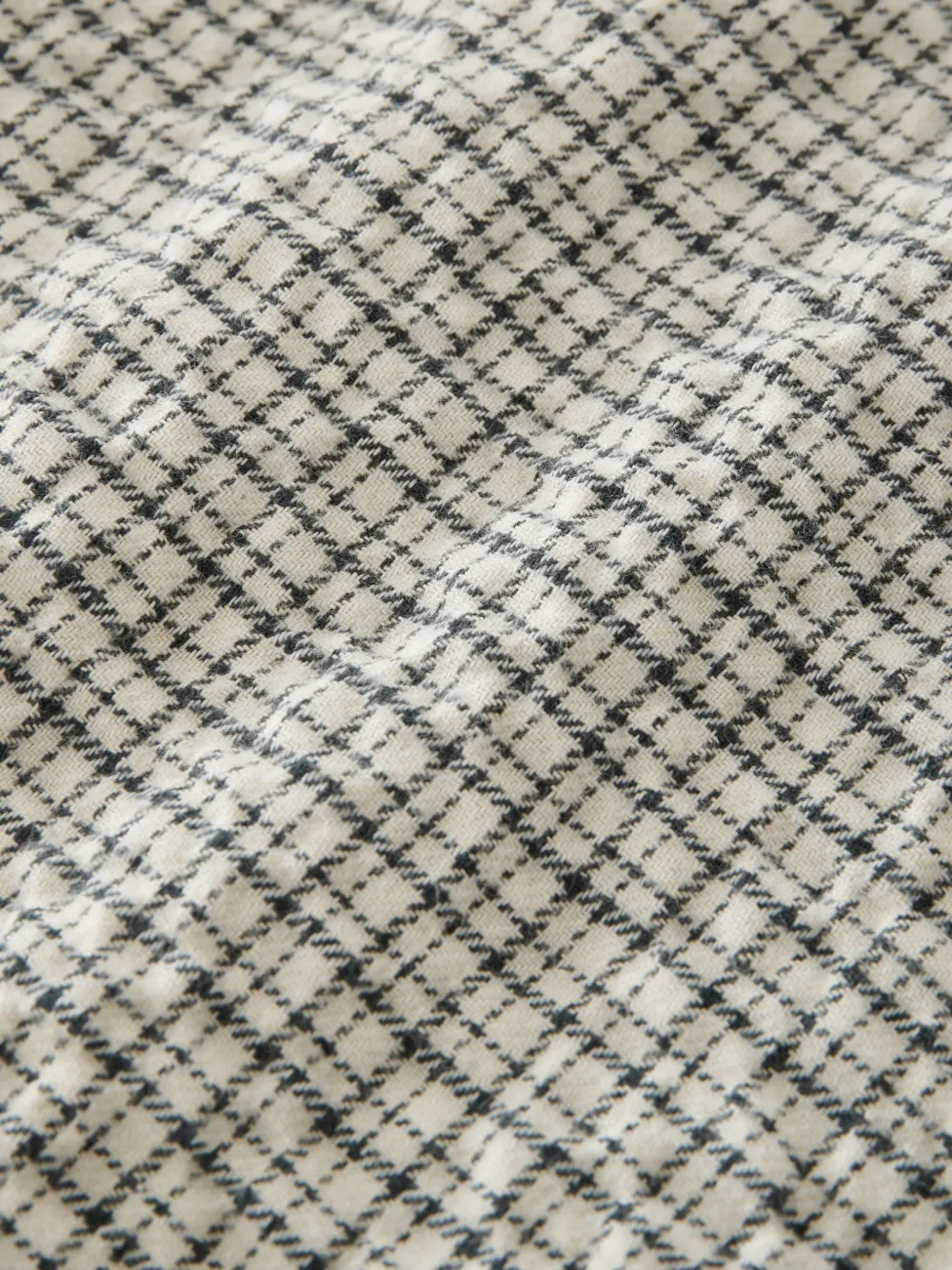Studio Nicholson Nostra geruit overhemd Beige