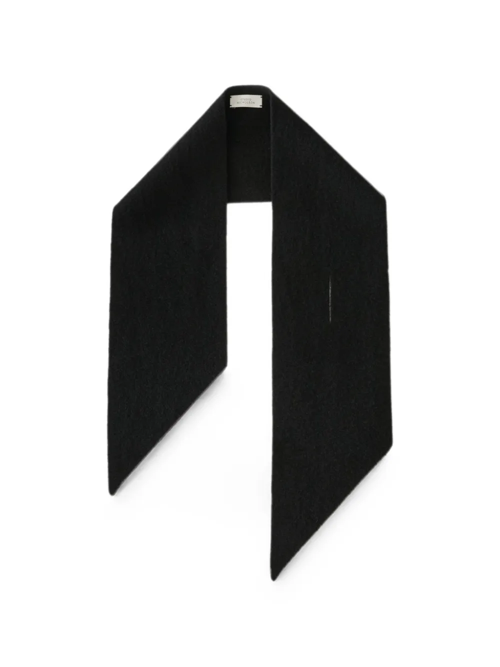 Studio Nicholson Noack sjaal met gestrikte hals Zwart