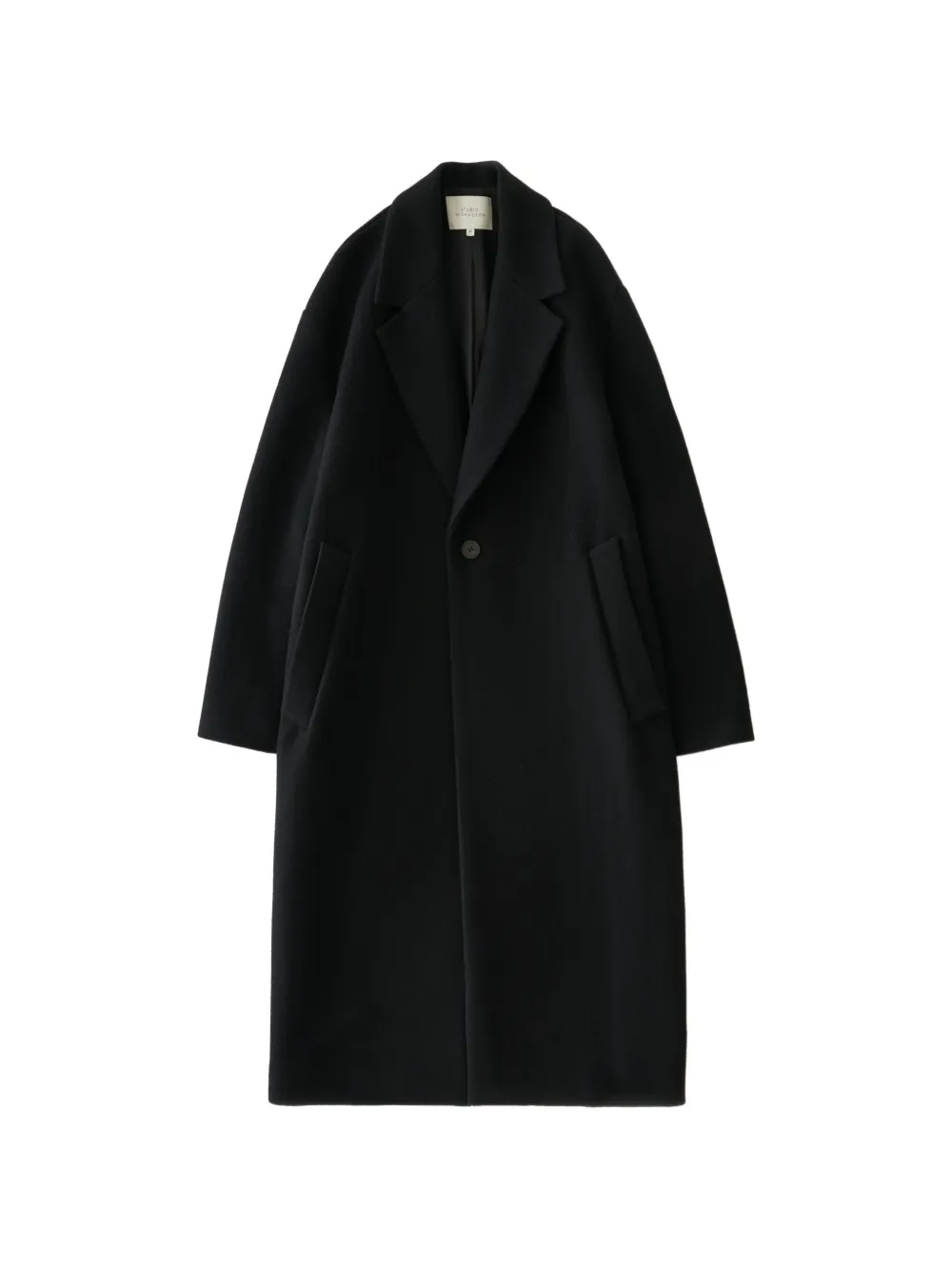 Studio Nicholson Freeman Single-breasted Coat In 블랙