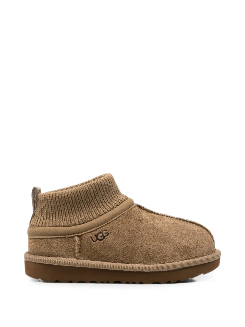 UGG Kids knit-trim boots Bruin