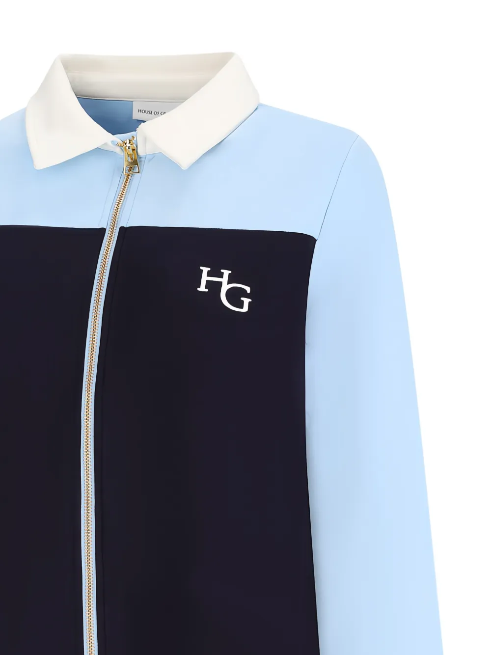 HOUSE OF GRAVITY Poloshirt met colourblocking Blauw