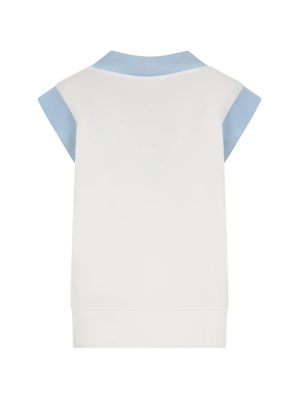 HOUSE OF GRAVITY Spencer logo-embroidered top Wit