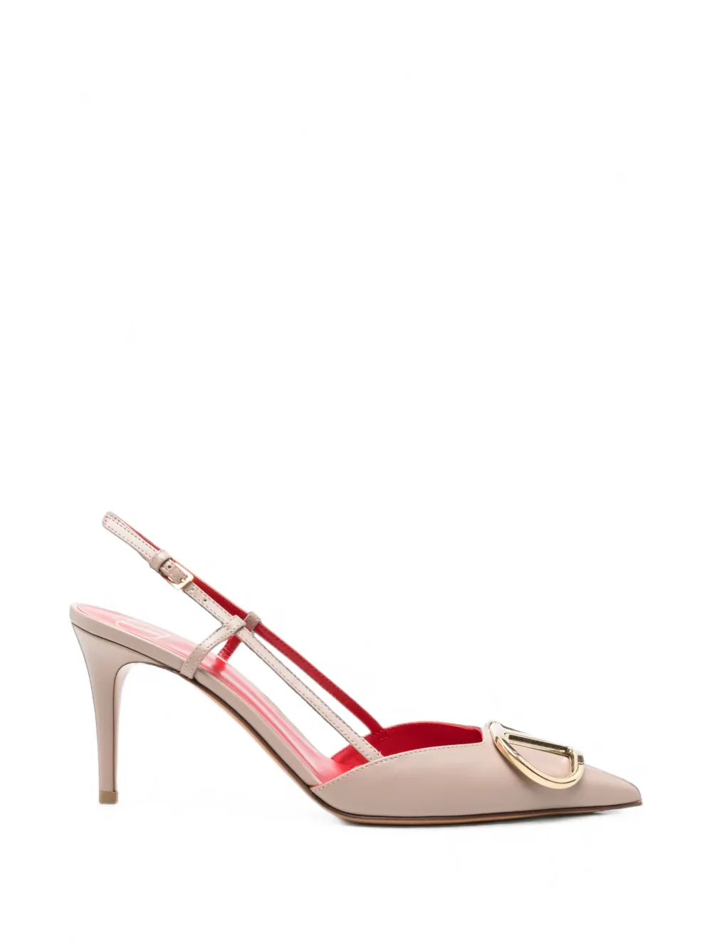 Valentino Garavani VLogo Signature slingback pumps Roze