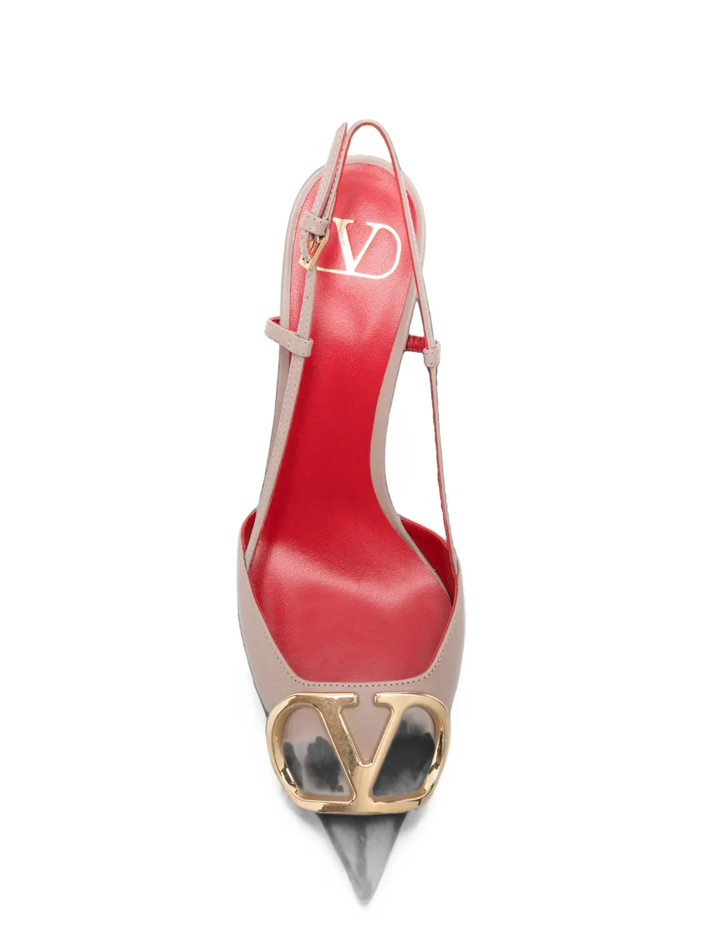 Valentino Garavani VLogo Signature slingback pumps Roze