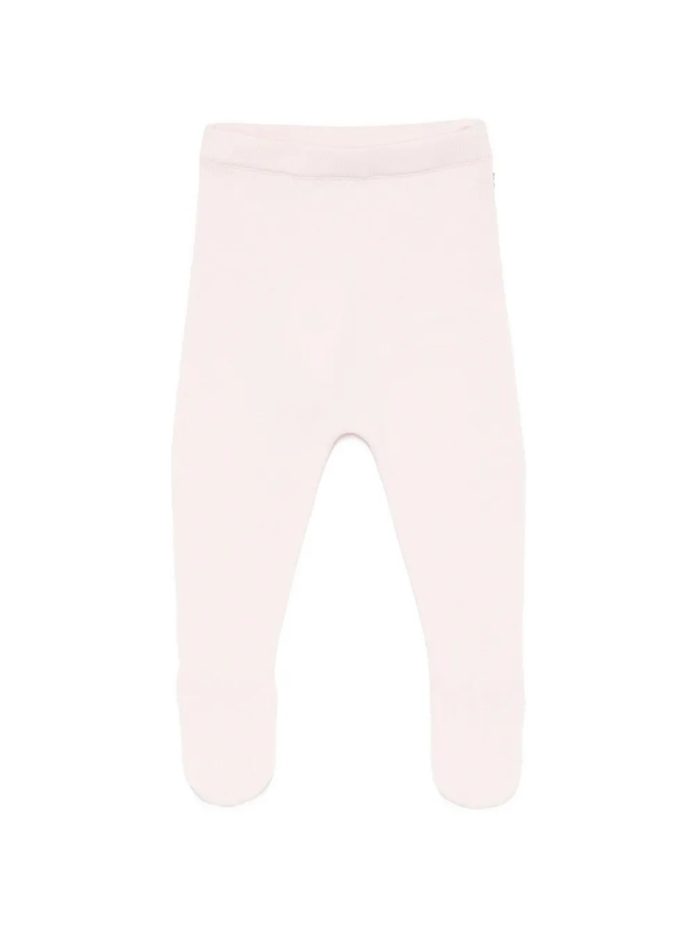 Petit Bateau logo-patch footed trousers - Rosa