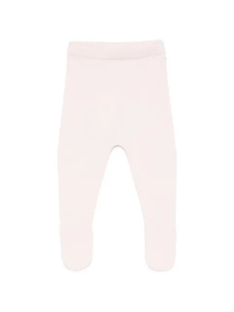 Petit Bateau logo-patch footed trousers