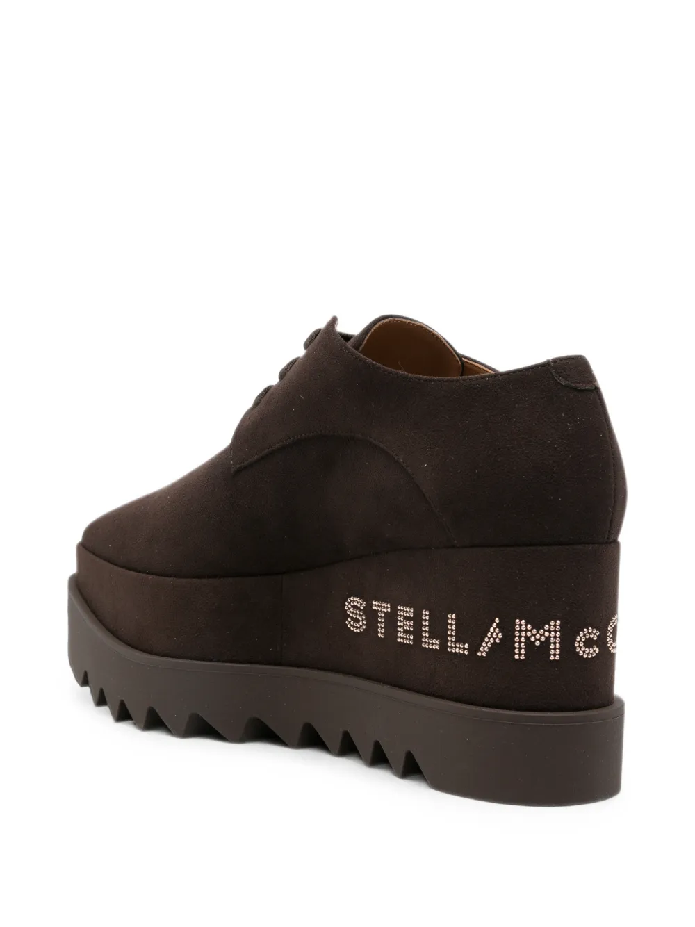 Stella McCartney Elyse derby schoenen met studs Bruin