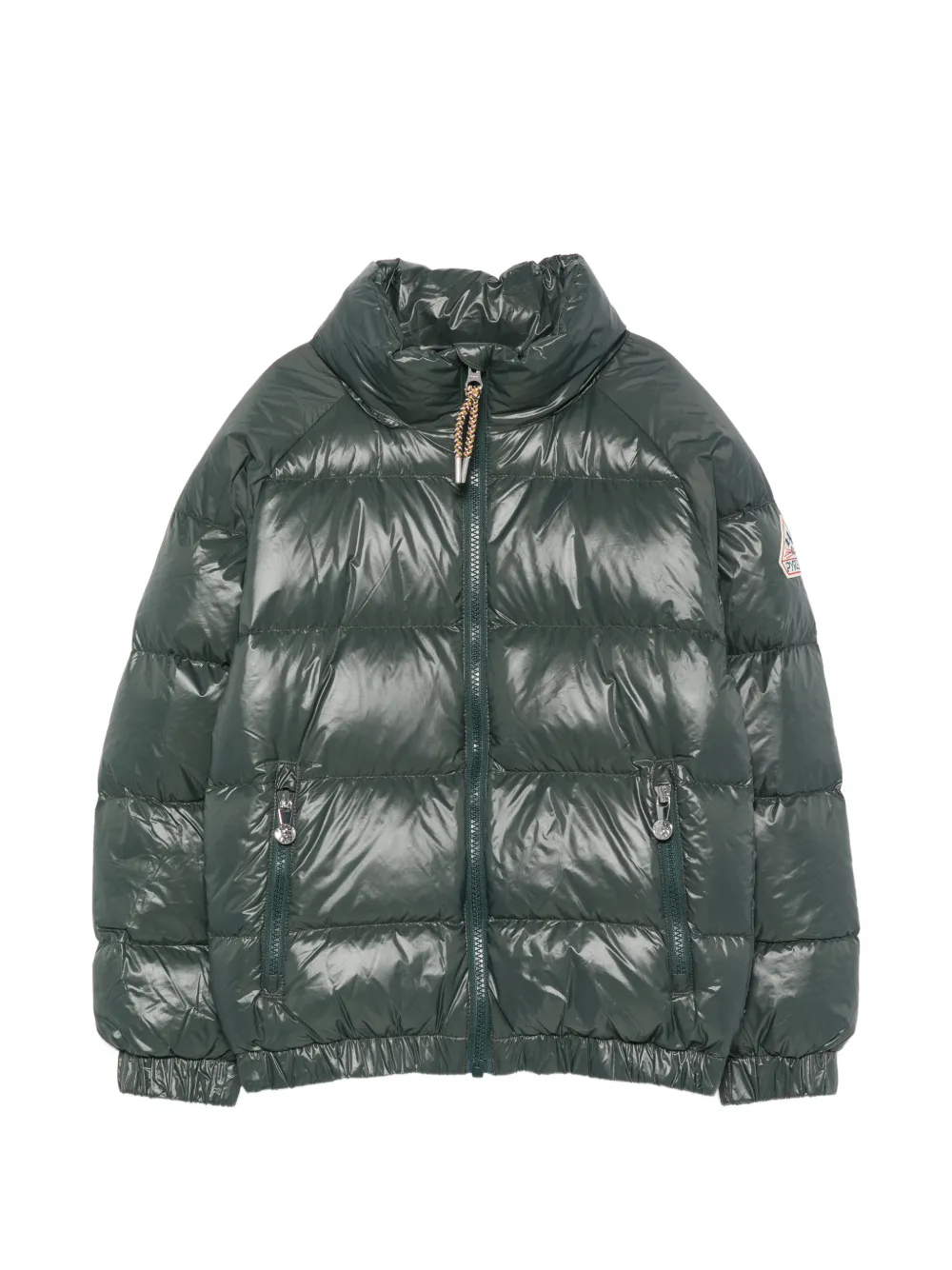 Pyrenex Kids quilted high-neck jacket - Verde