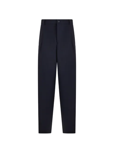 BOSS relaxed-fit trousers in patterned virgin wool