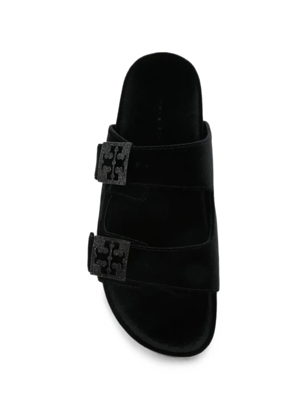 Tory Burch Mellow pavé-zetting sandalen Zwart