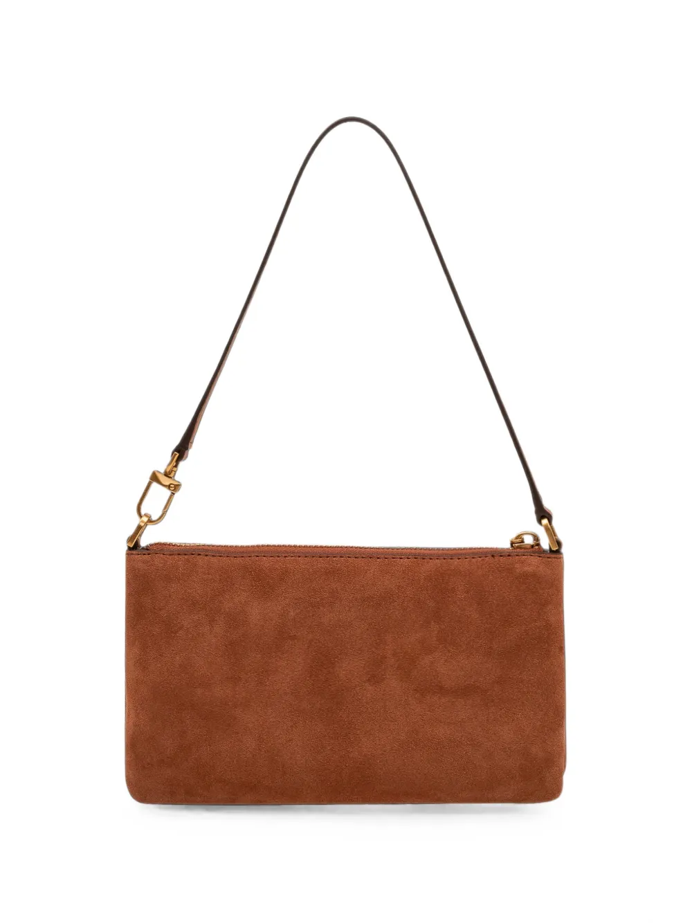 Michael Kors Jet Set leren clutch Bruin
