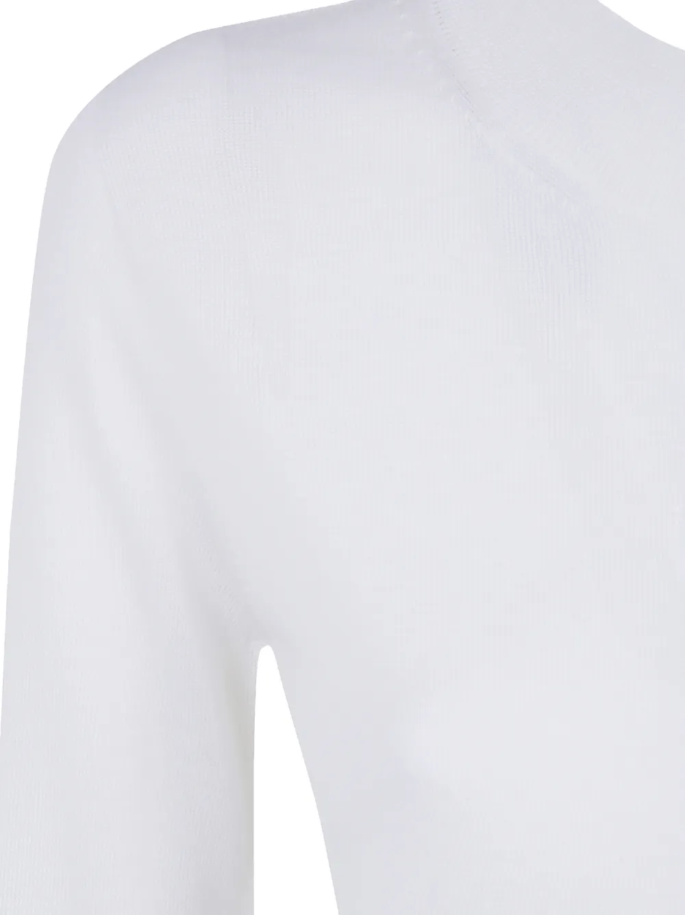 D.Exterior Fijngebreid T-shirt met lange mouwen Wit
