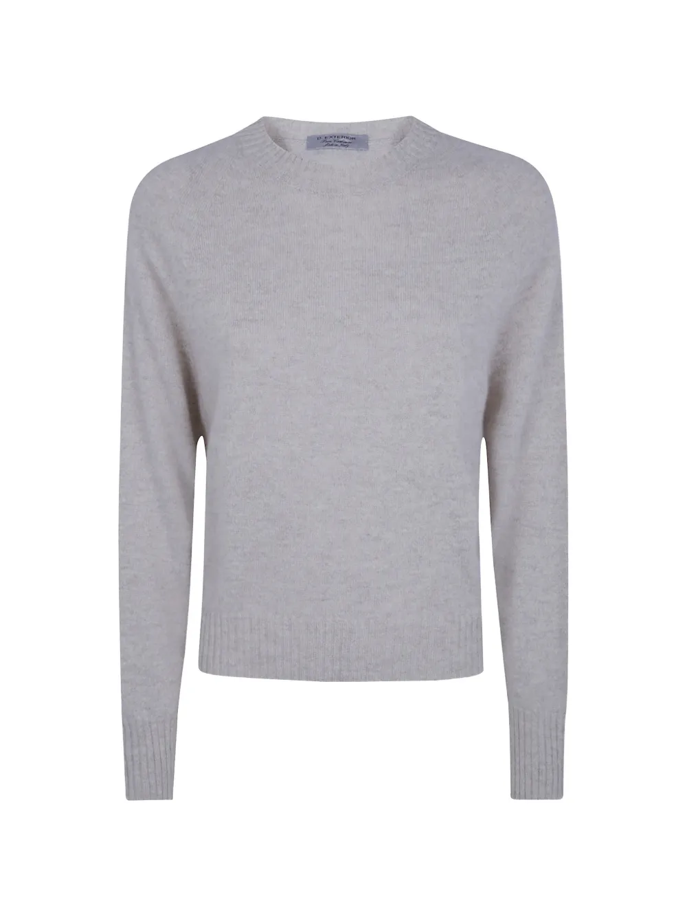D.Exterior raglan-sleeve sweater - Toni neutri