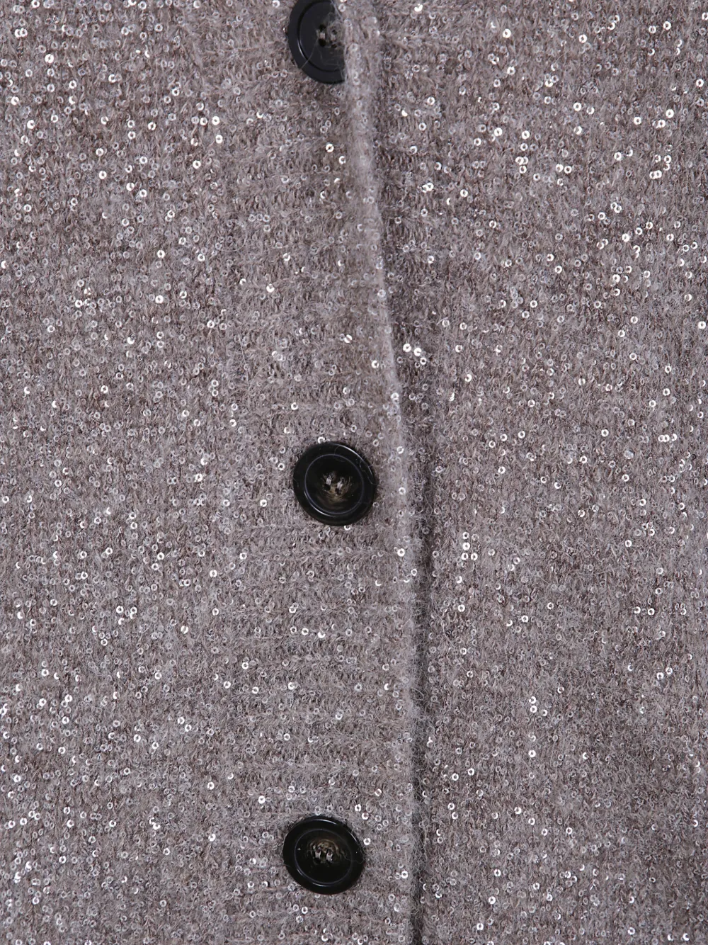 D.Exterior Vest met pailletten Bruin