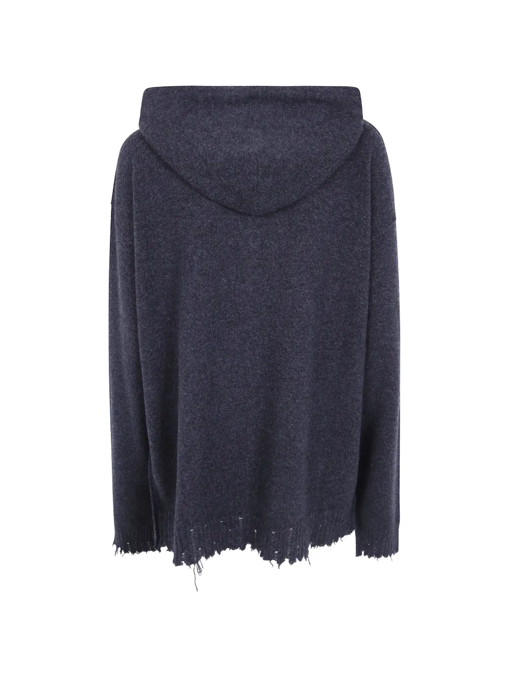 Uma Wang Gerafelde hoodie Grijs