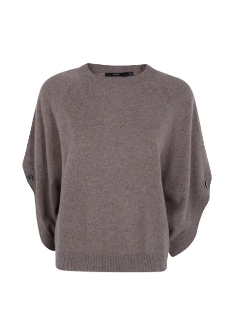 Seventy button-detail raglan-sleeve sweater