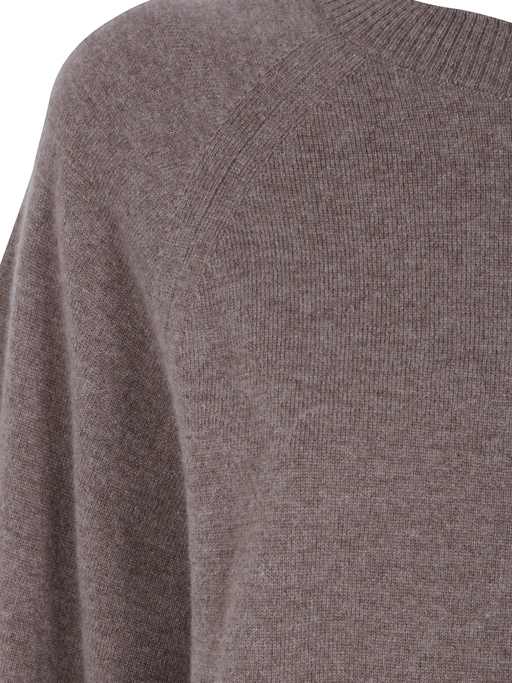 Seventy Trui met raglan mouwen en knoopdetail Bruin