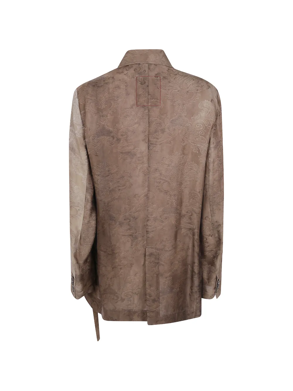 Uma Wang Jack met damask-patroon Bruin