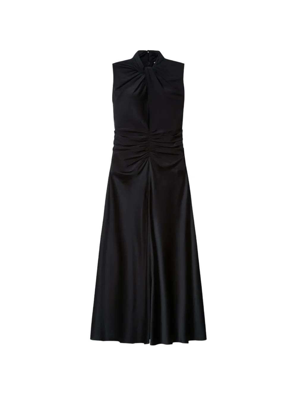 ISABEL MARANT Delfi silk dress - Nero