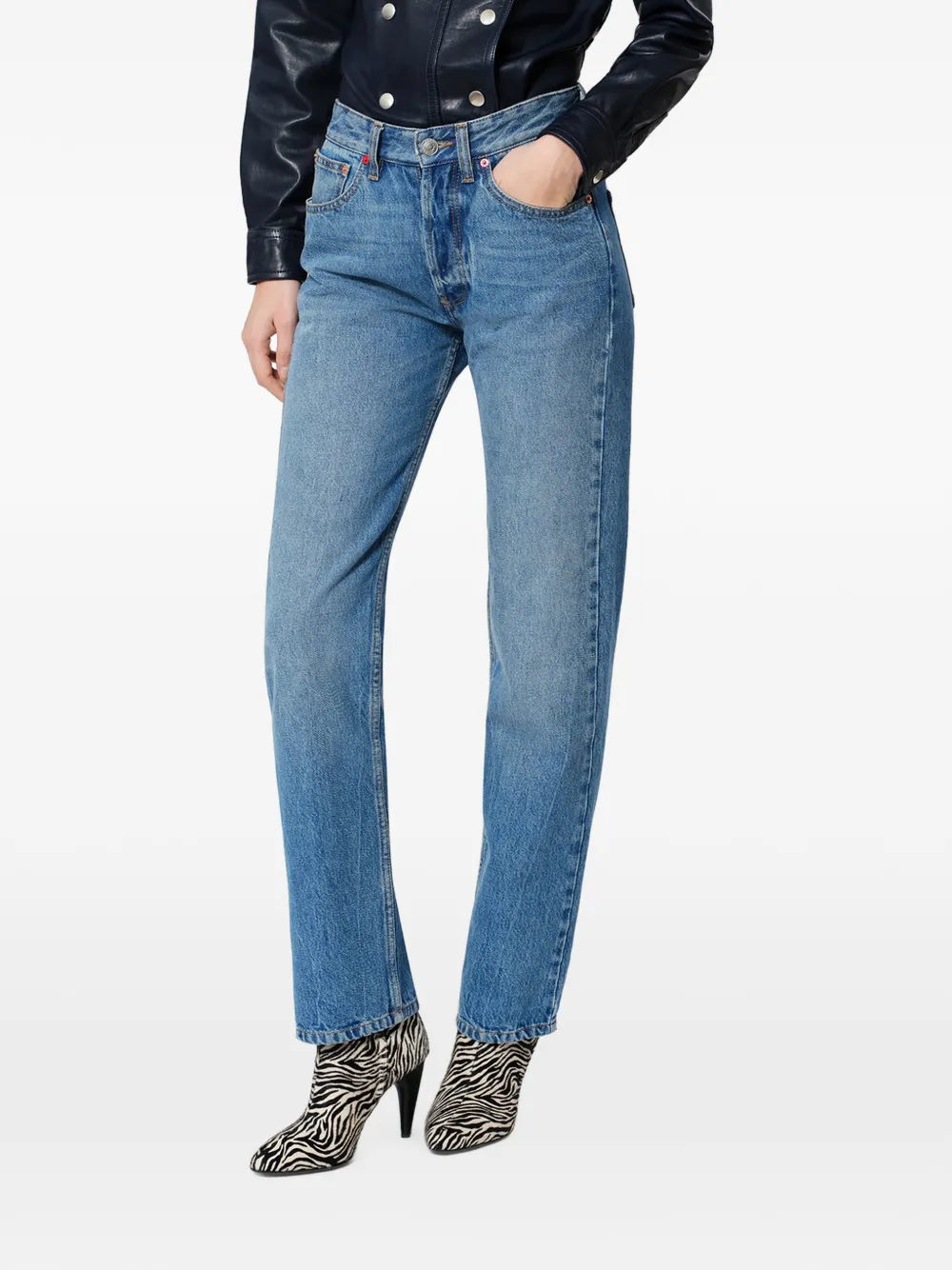 ISABEL MARANT Daya regular-fit denim jeans Blauw