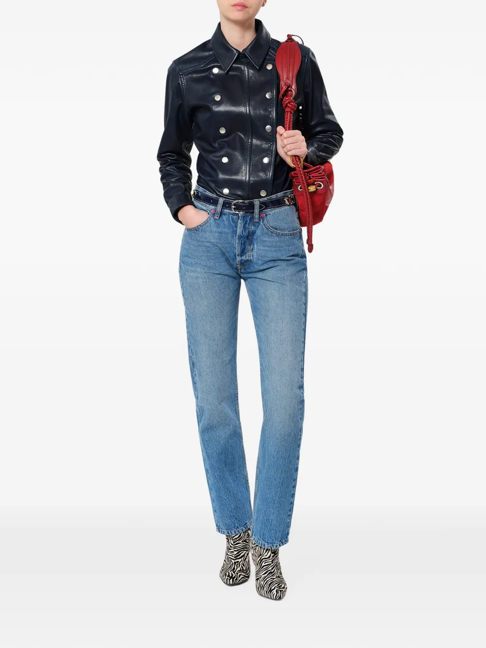 ISABEL MARANT Daya regular-fit denim jeans Blauw