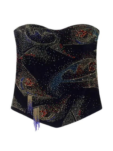 ISABEL MARANT Jiska bead-embellished corset top