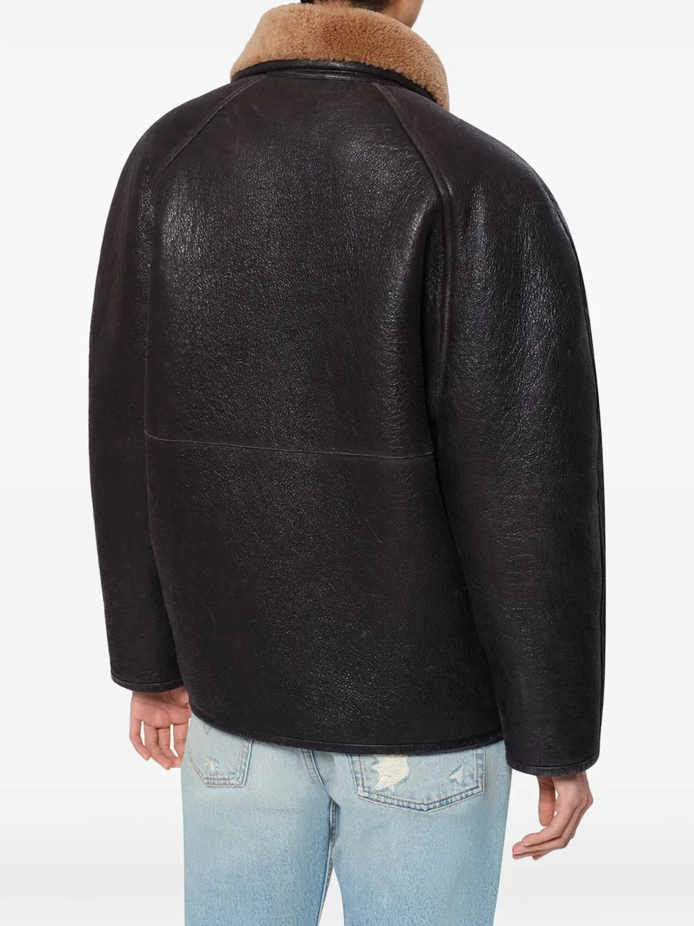 ISABEL MARANT Camber shearling coat Bruin