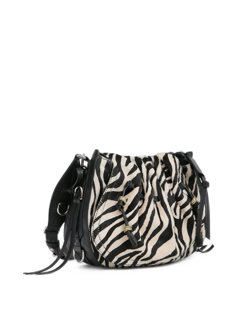 ISABEL MARANT Bolton tas van bewerkt leer Beige