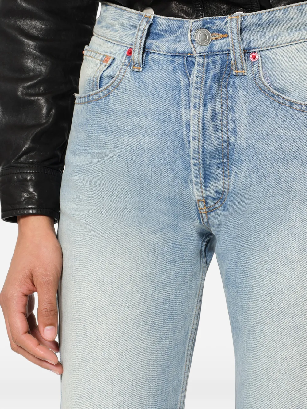 ISABEL MARANT Daya cropped jeans Blauw