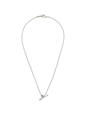 Diesel Dx1342 ロゴペンダント ネックレス | シルバートーン | FARFETCH JP