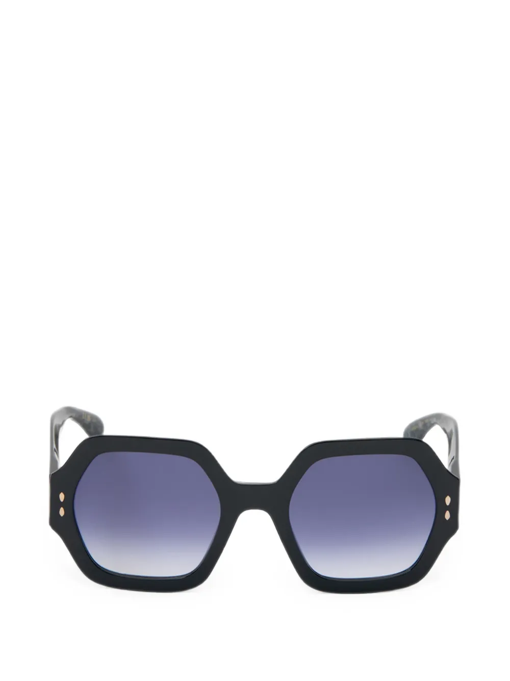 Isabel Marant Eyewear Elyz zonnebril met geometrisch montuur Zwart