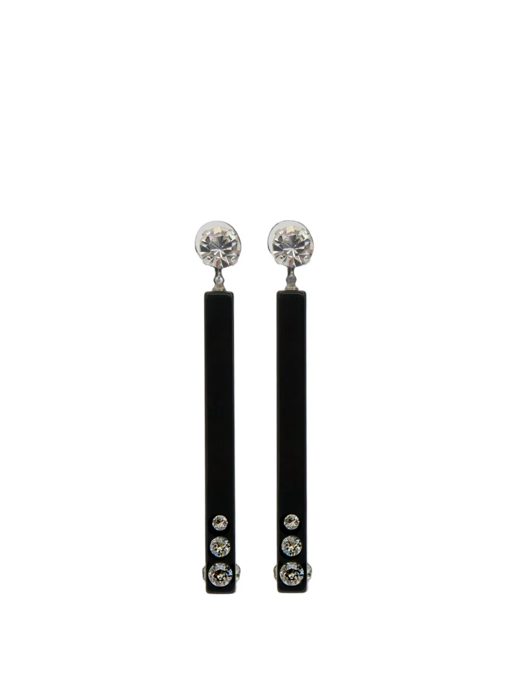 ISABEL MARANT Karlie crystal-embellished drop earrings · OS