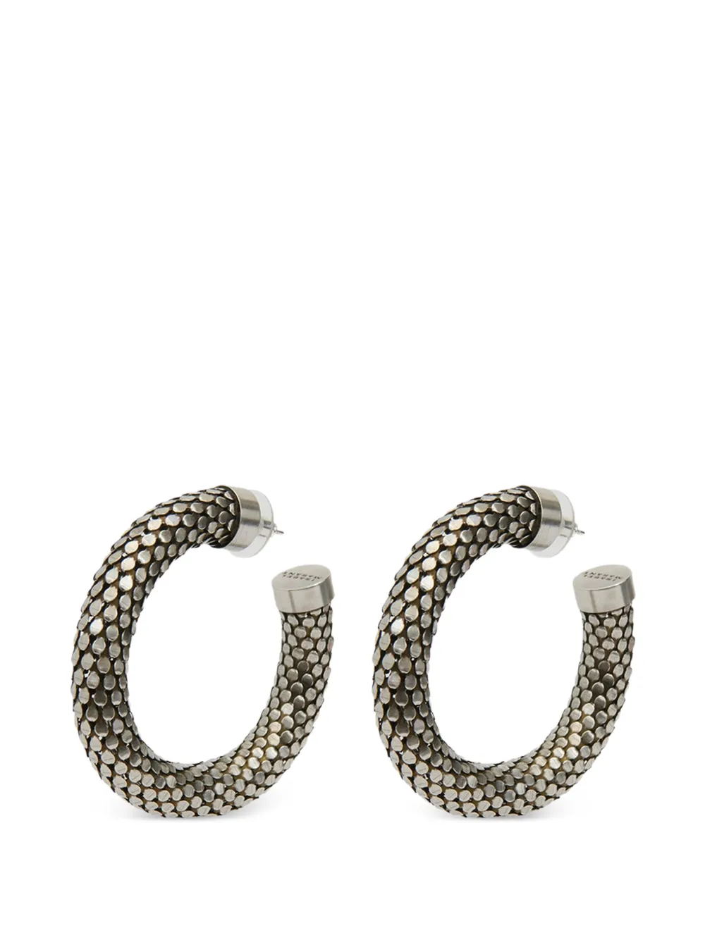ISABEL MARANT Gaia mesh-effect hoop earrings