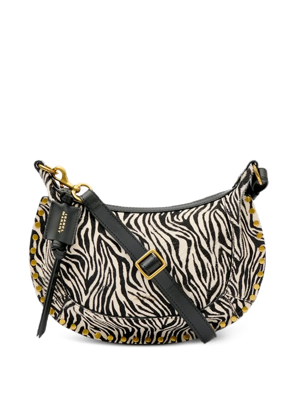 ISABEL MARANT Oskan Moon zebra-pattern shoulder bag