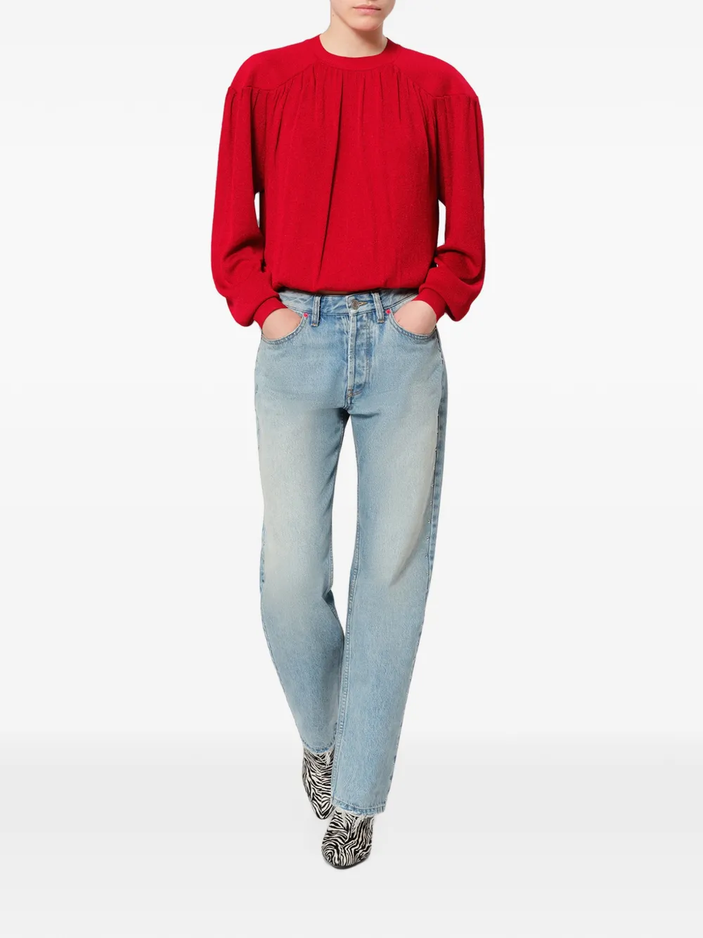 ISABEL MARANT Enza trui Rood
