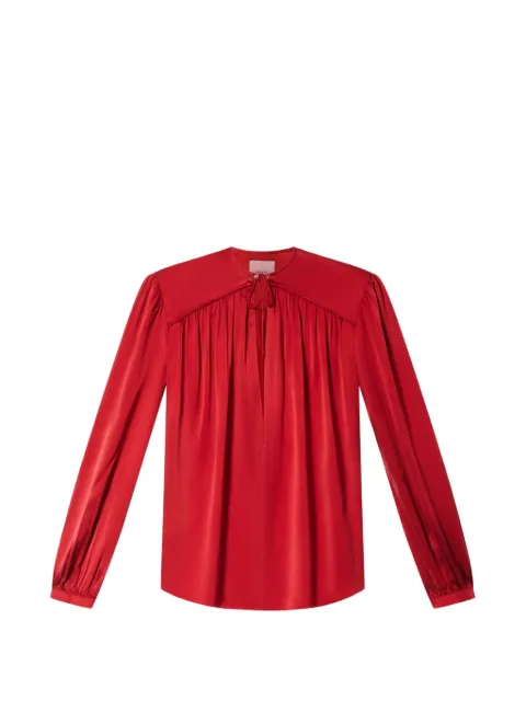 ISABEL MARANT Laraya fluid silk satin blouse