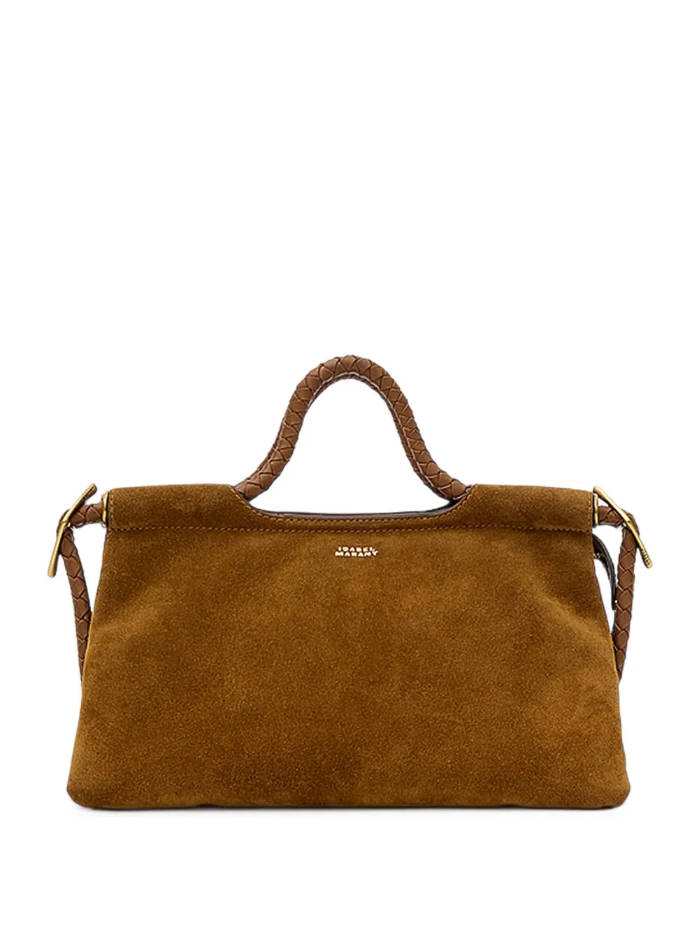 ISABEL MARANT Pipa M suede bag - Marrone