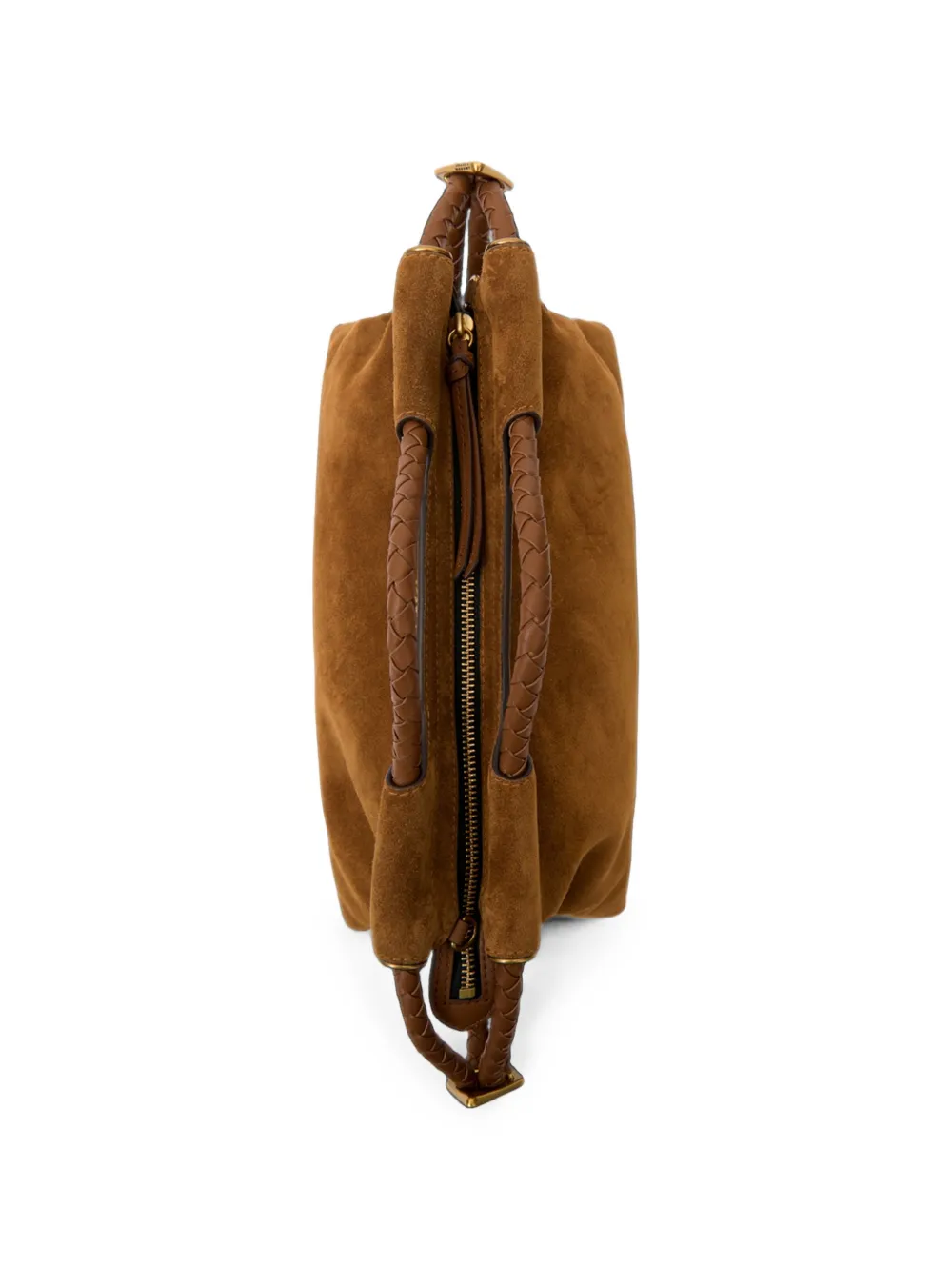 ISABEL MARANT Pipa M suede bag Bruin