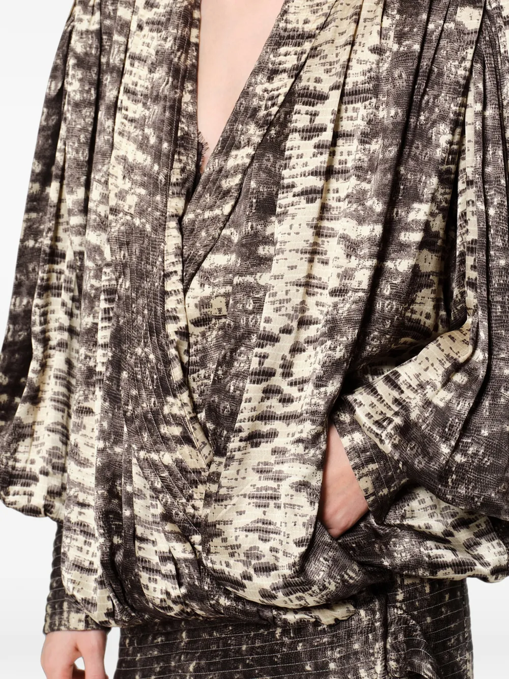 ISABEL MARANT Dilja jurk Bruin