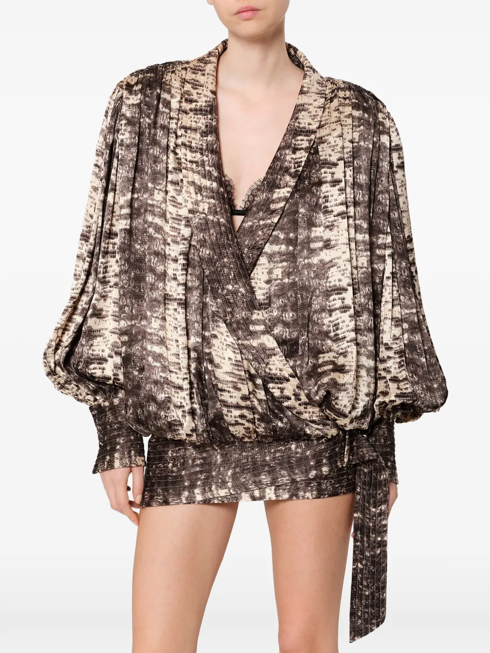 ISABEL MARANT Dilja jurk Bruin
