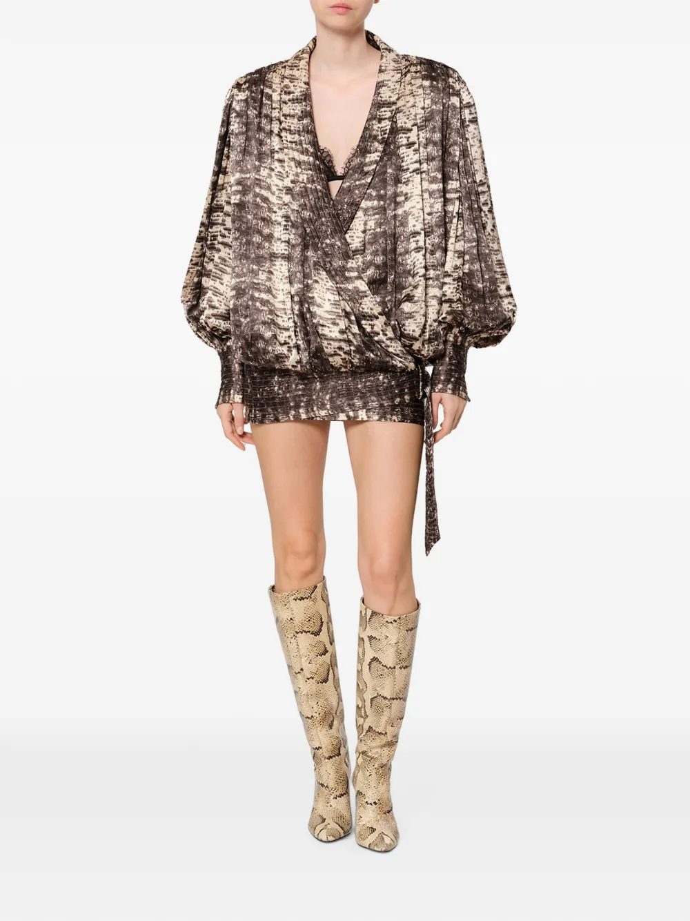 ISABEL MARANT Dilja jurk Bruin