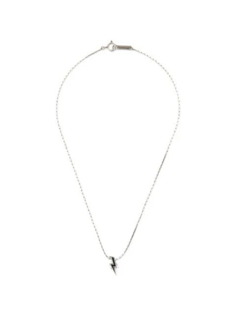 MARANT lightning-bolt enamel necklace