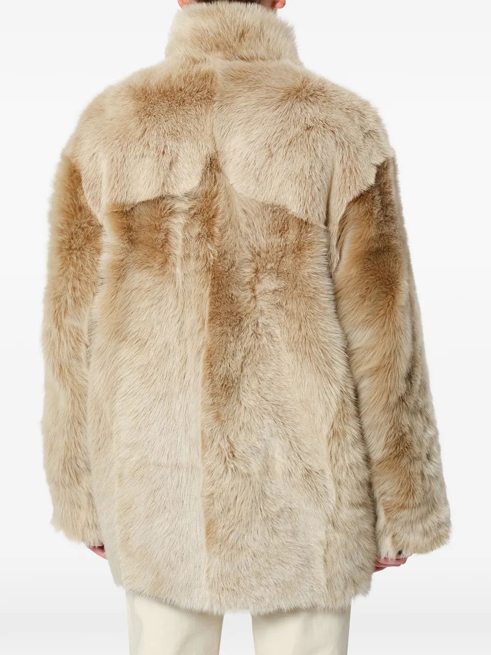 ISABEL MARANT Rema lammy jas Beige