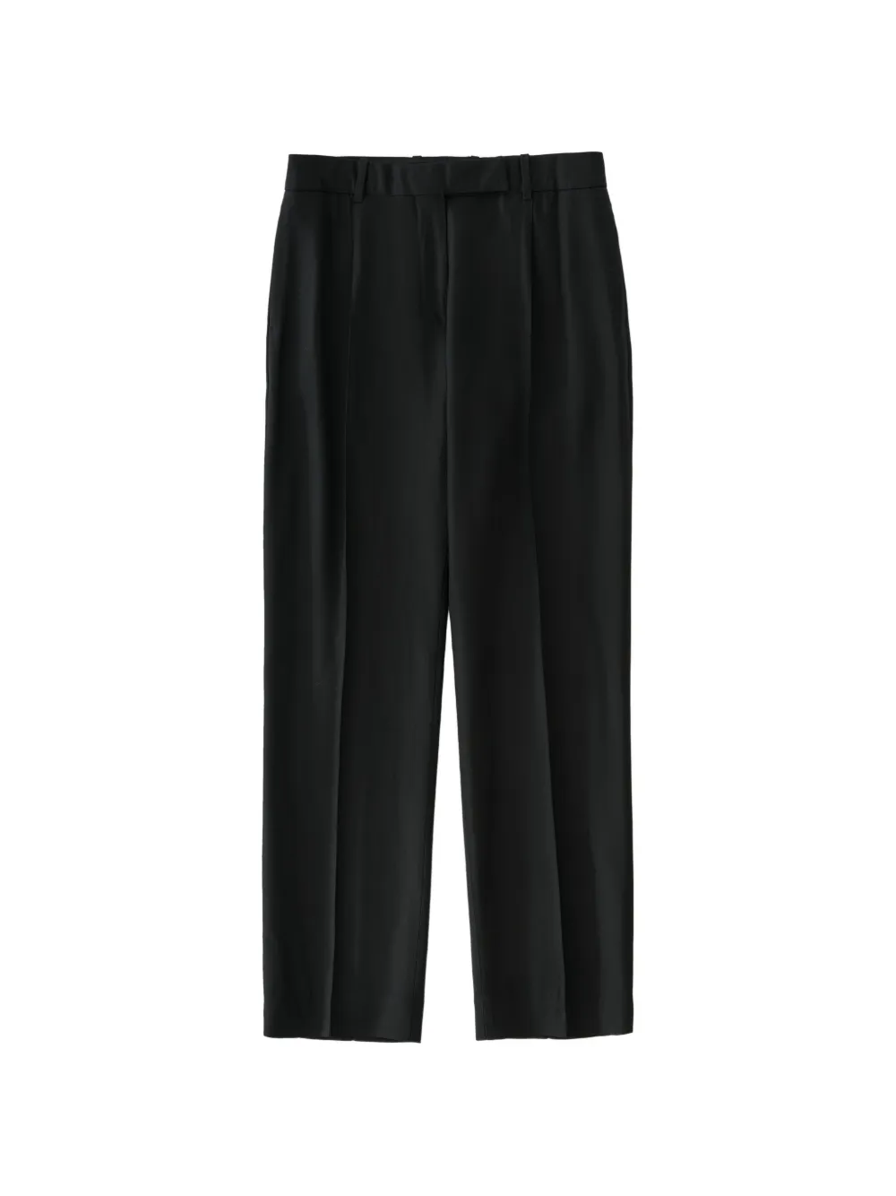 Studio Nicholson Quarte pantalon met gesmockt detail Zwart