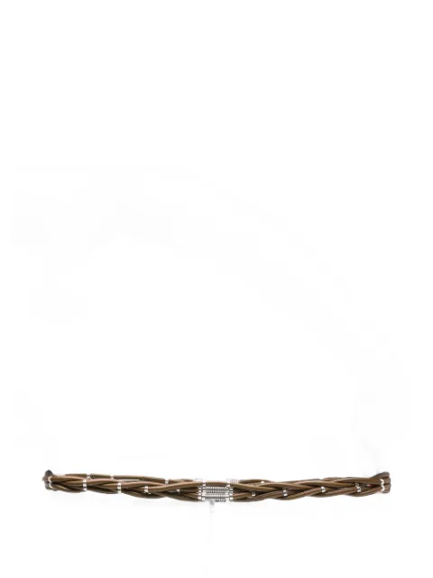 ISABEL MARANT braided leather belt
