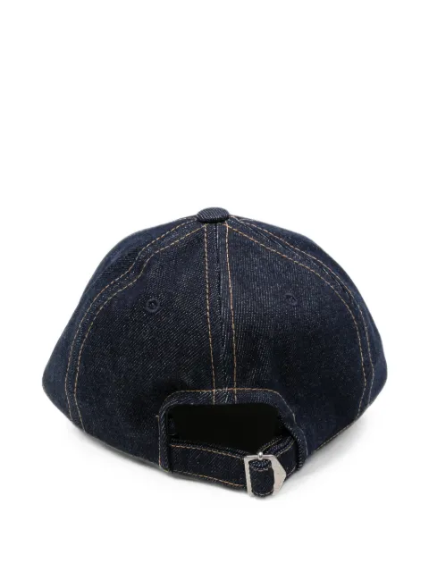 ISABEL MARANT logo-embroidered denim cap
