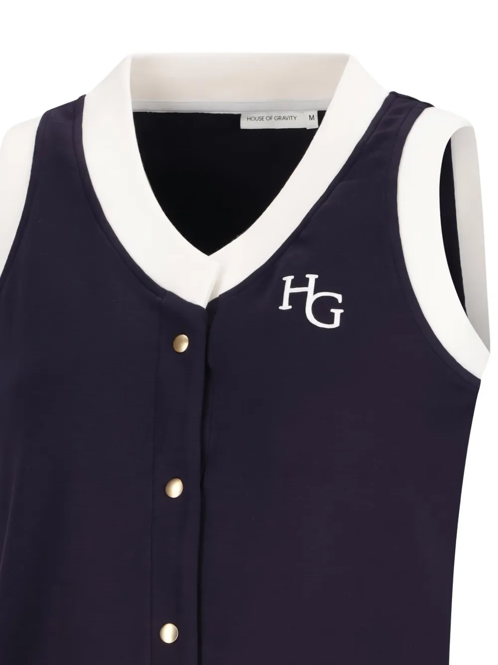 HOUSE OF GRAVITY Spencer jack met V-hals Blauw